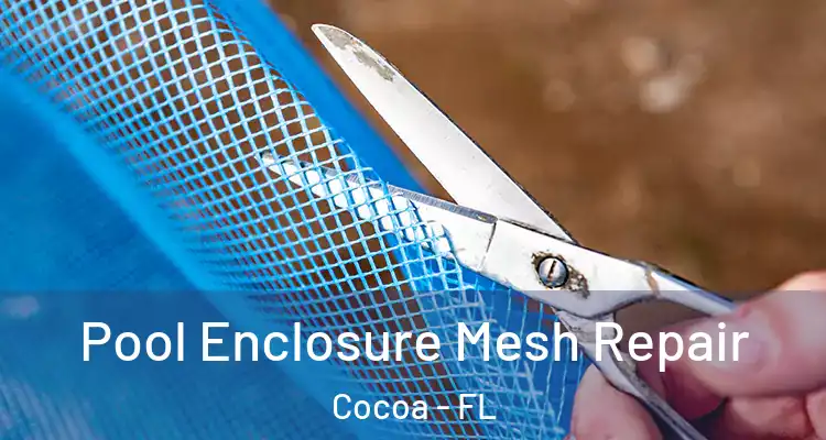 Pool Enclosure Mesh Repair Cocoa - FL